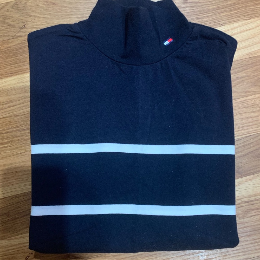Tommy Hilfiger, navy blue with white stripes